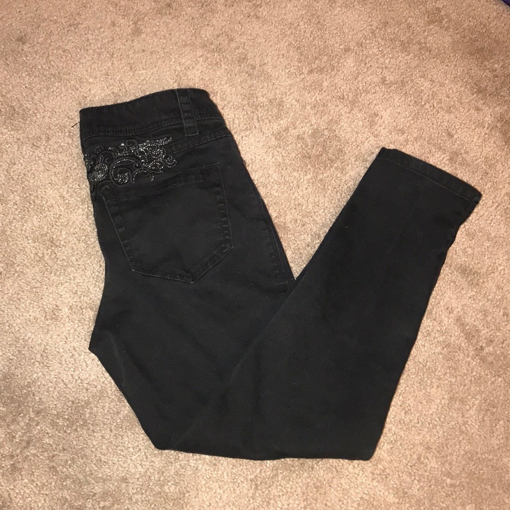 Caché black skinny jeans